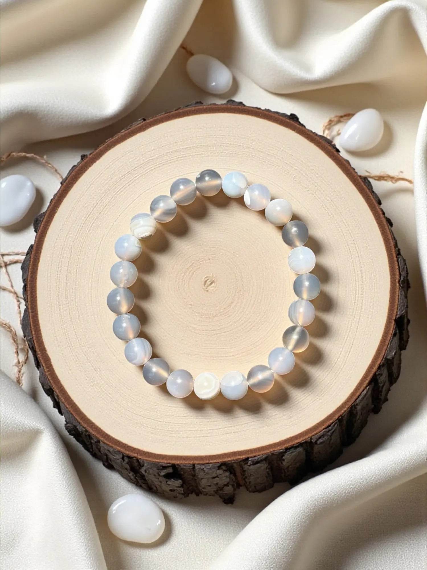 Agate Blanche - BD PIERRES NATURELLES