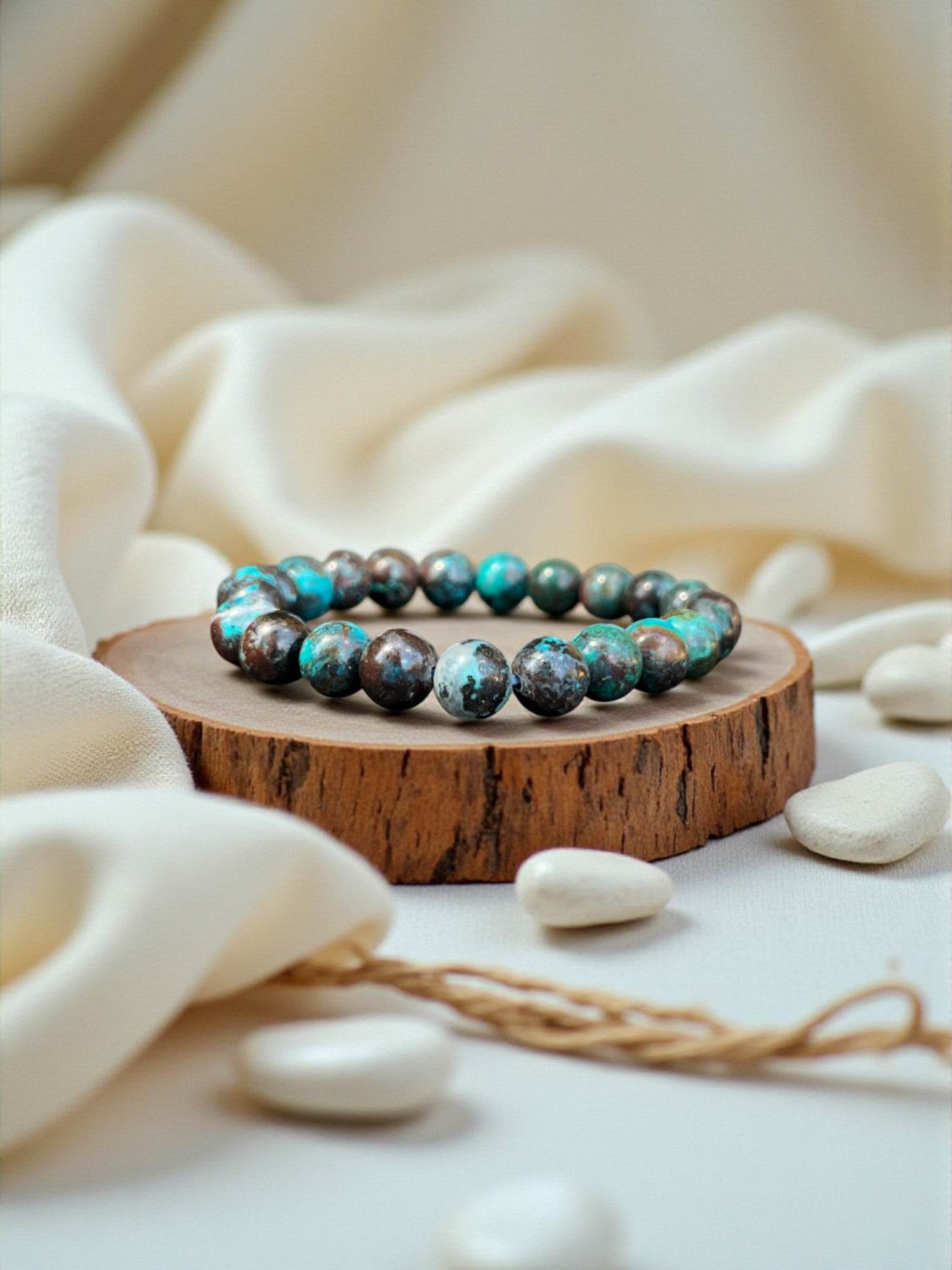 chrysocolle bleue - Madagascar Q.AA - BD PIERRES NATURELLES