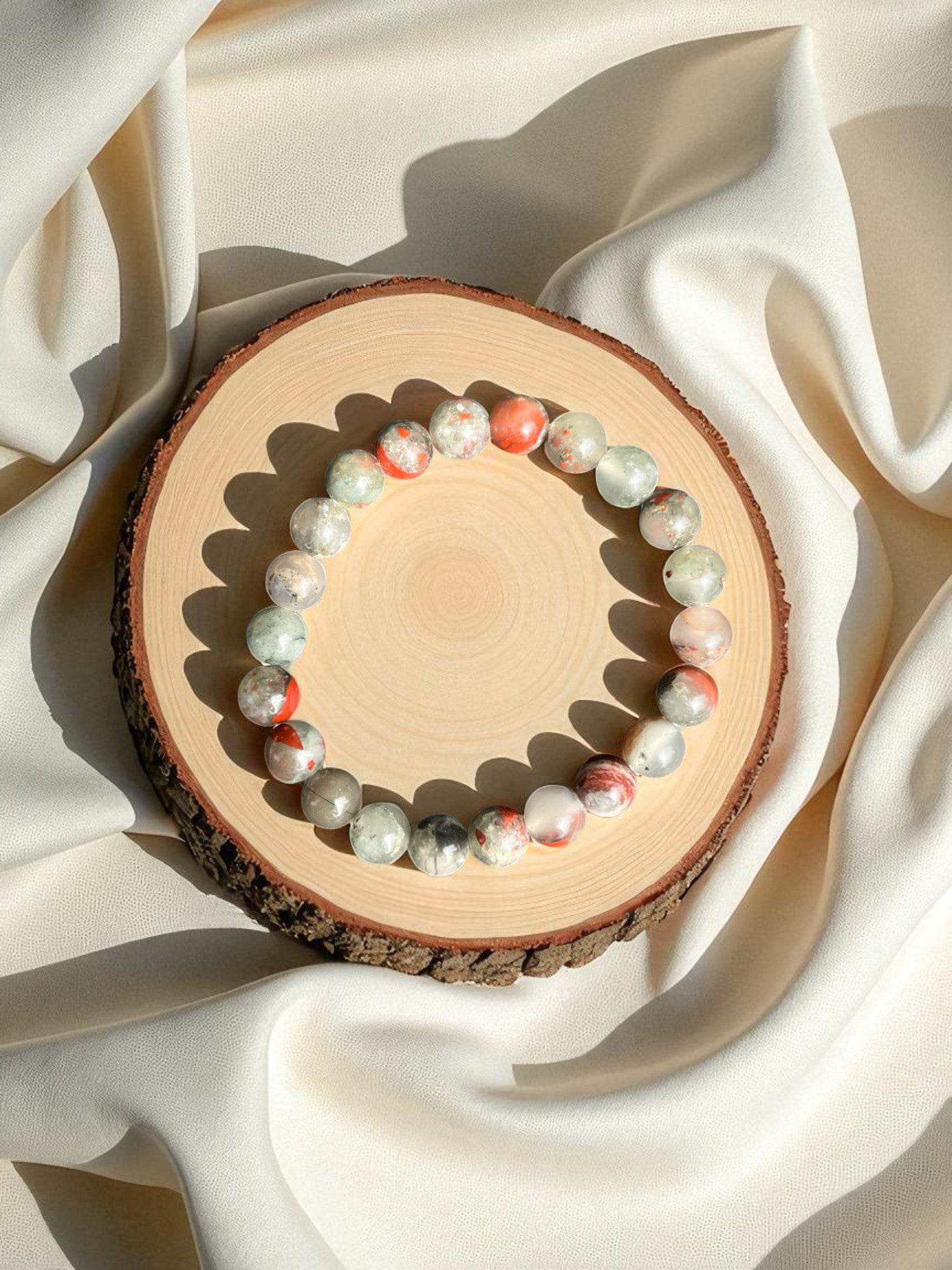 Jaspe Heliotrope - Afrique Du Sud Q.A - BD PIERRES NATURELLES