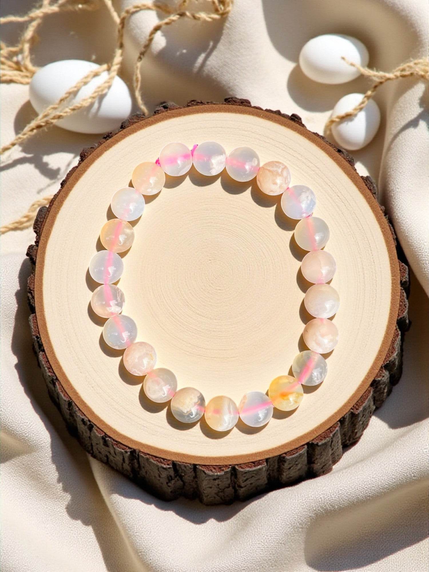 Agate fleur de cerisier - Madagascar Q.AA - BD PIERRES NATURELLES