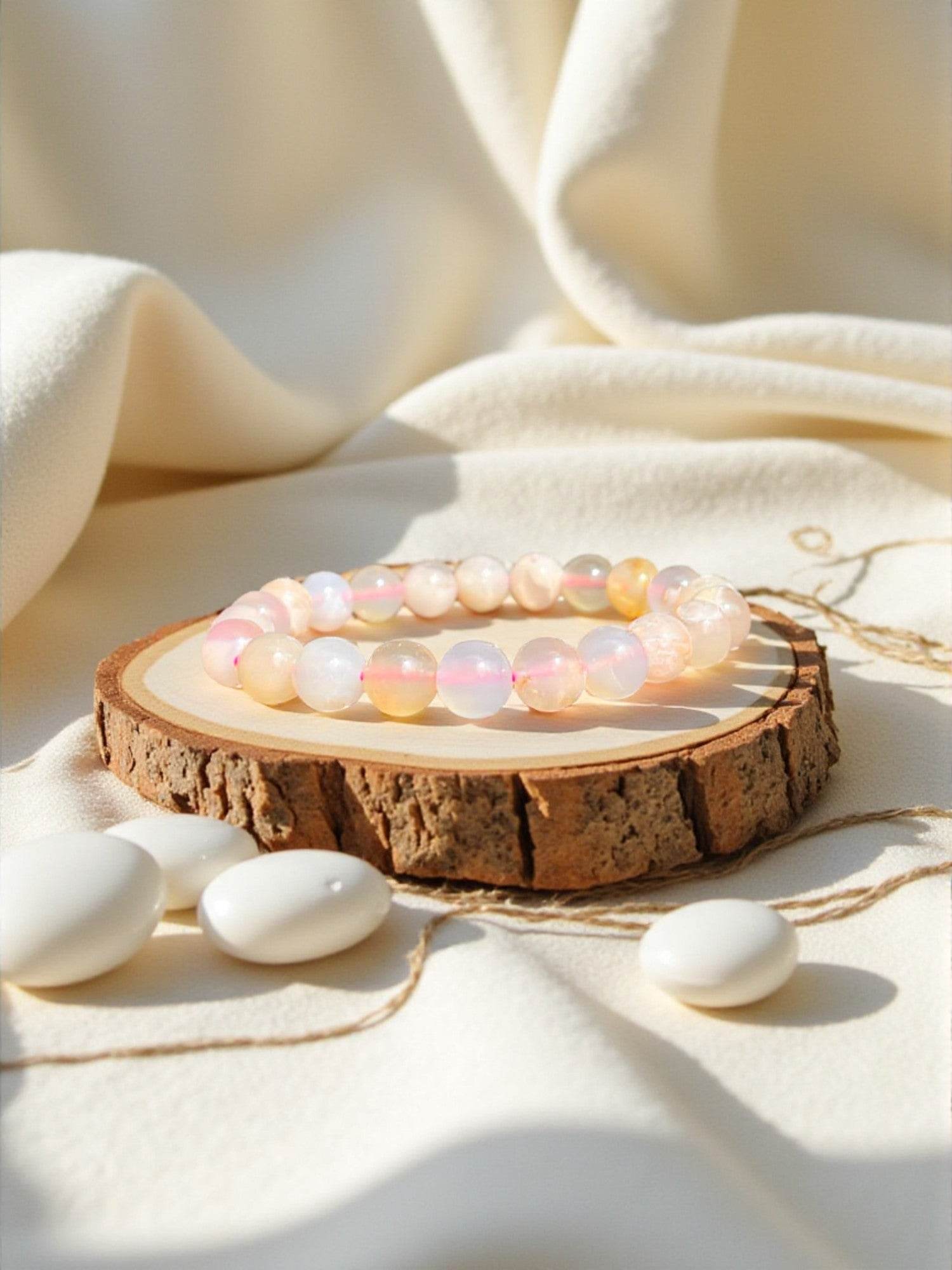 Agate fleur de cerisier - Madagascar Q.AA - BD PIERRES NATURELLES