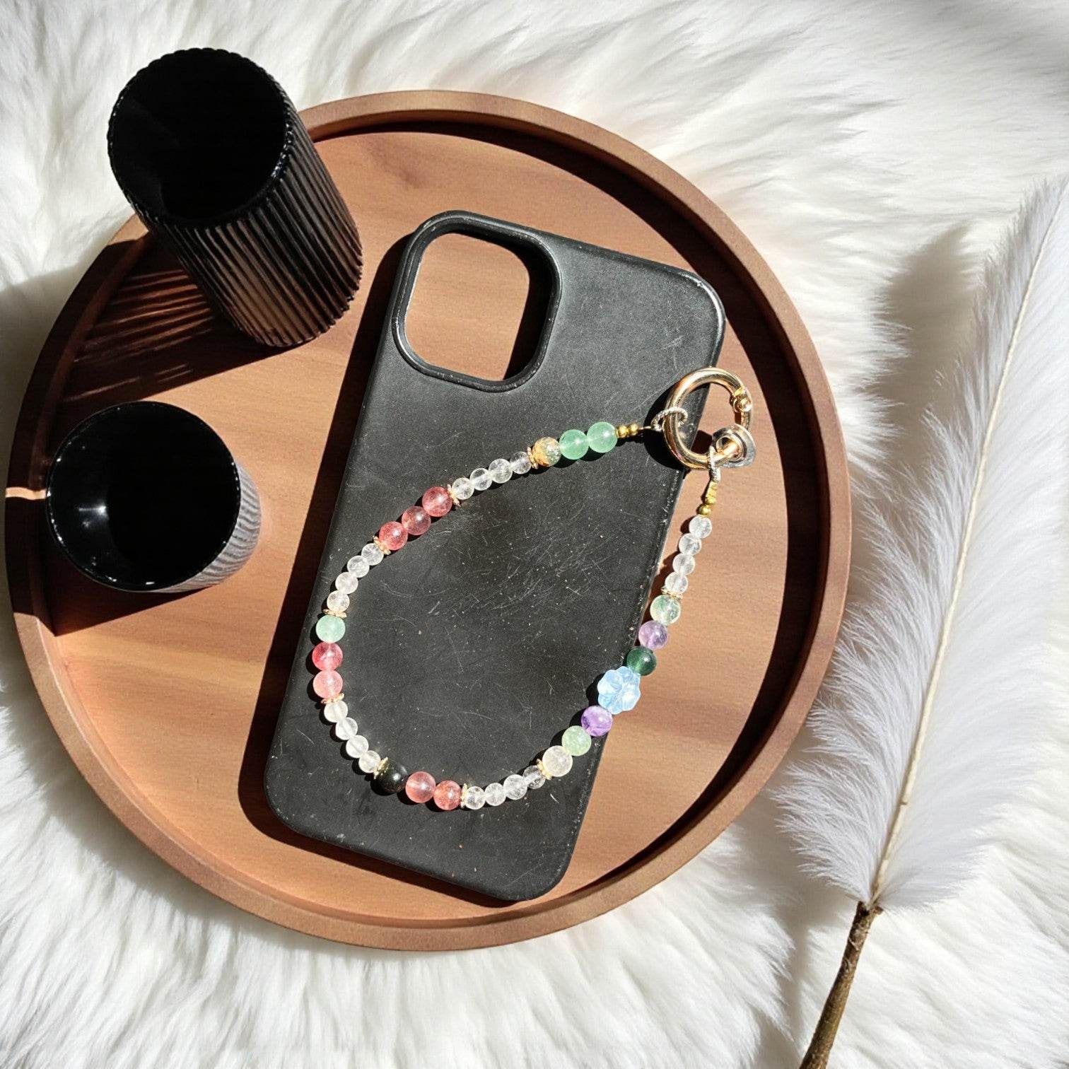 Quartz multicolore Améthyste Lira - BD PIERRES NATURELLES