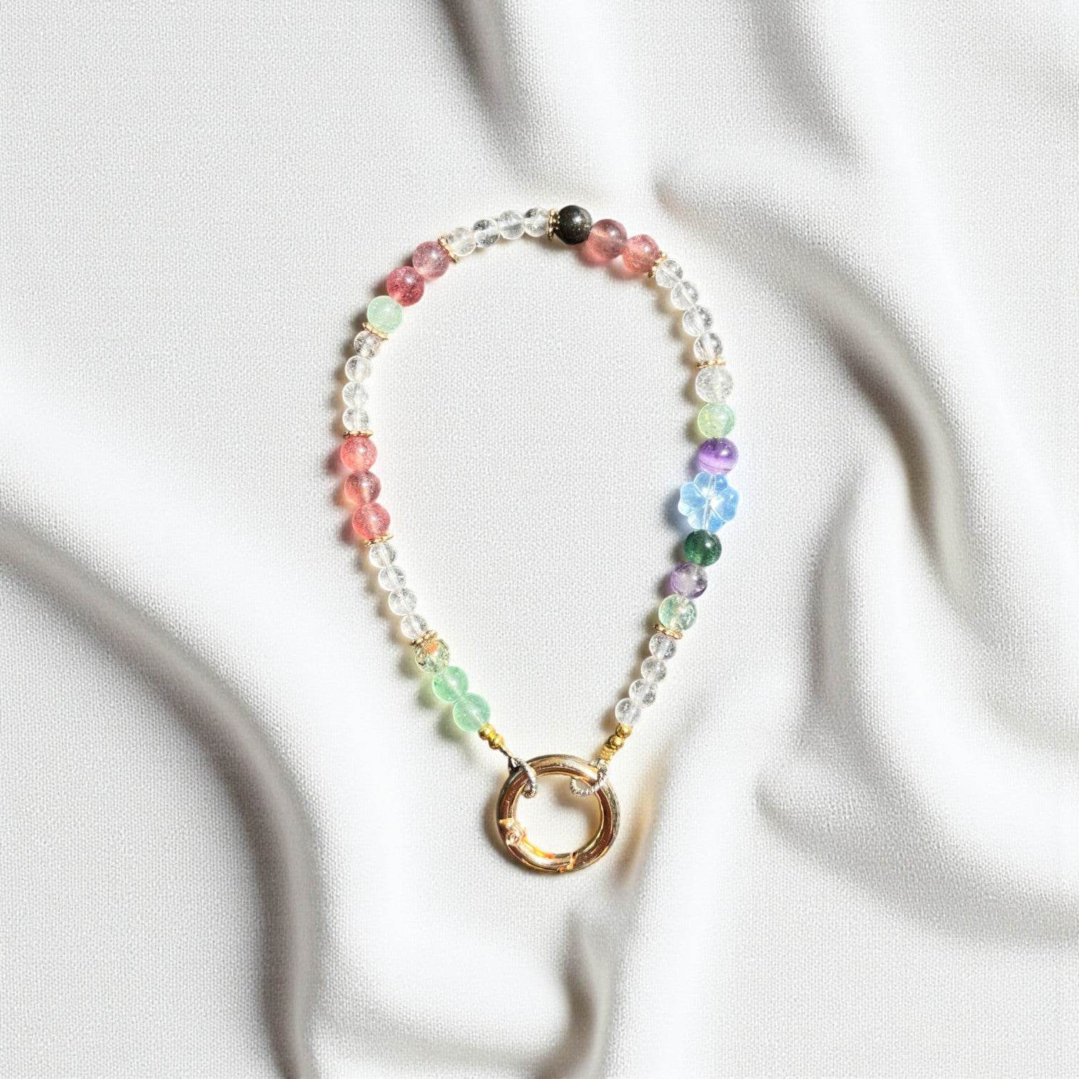 Quartz multicolore Améthyste Lira - BD PIERRES NATURELLES