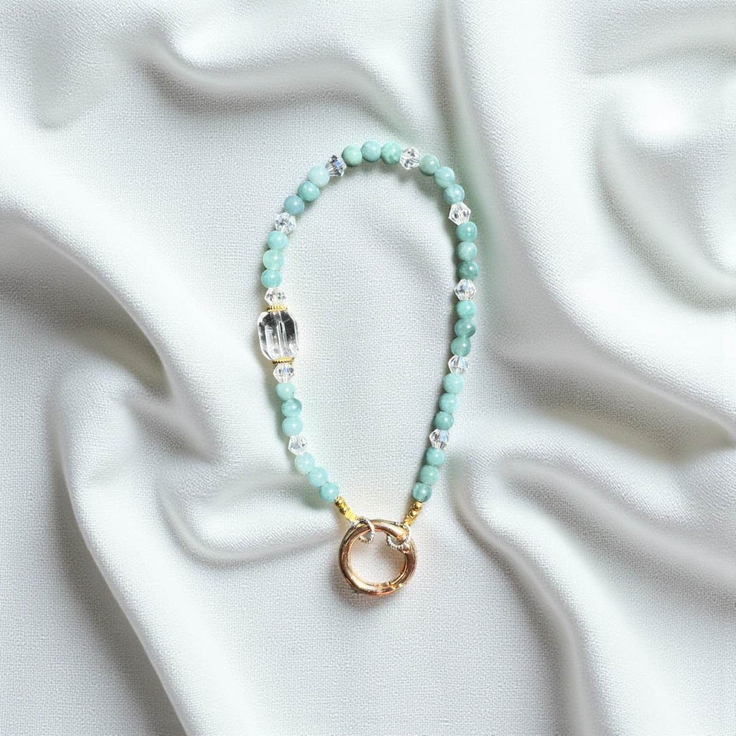 Amazonite Crystal de Roche - Nirelle - BD PIERRES NATURELLES