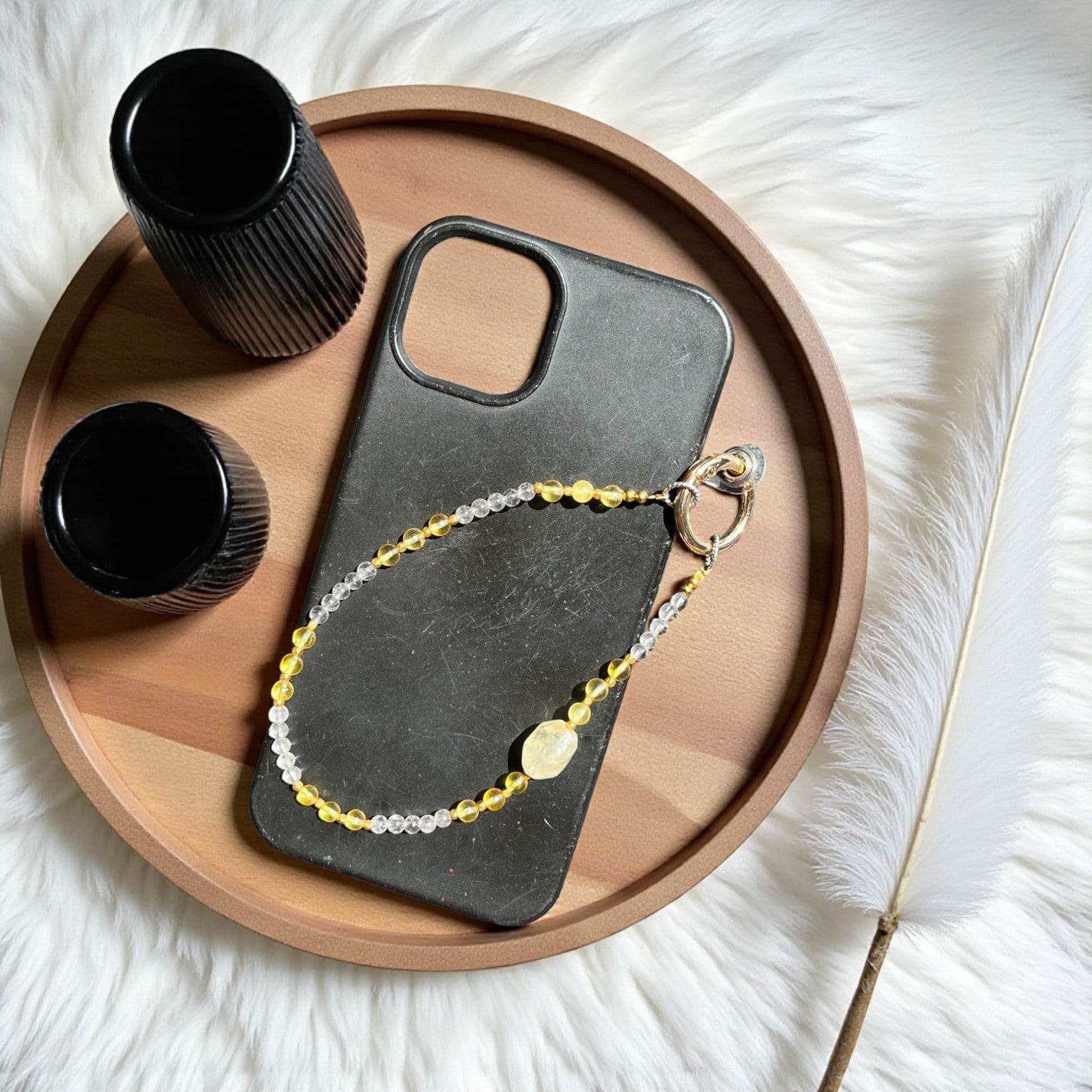 Labradorite Ambre - Elandra - BD PIERRES NATURELLES