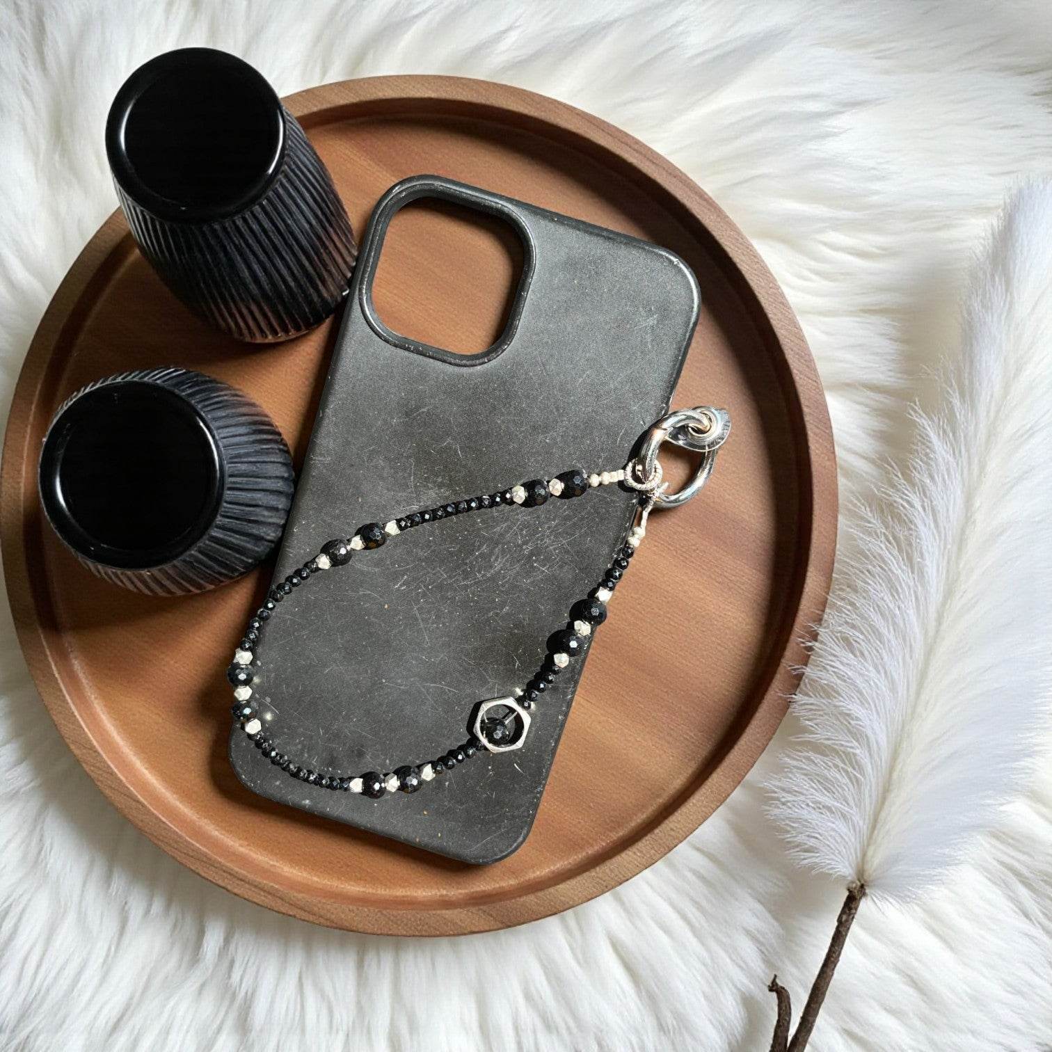 Spirelle Noir - Noctéa - BD PIERRES NATURELLES